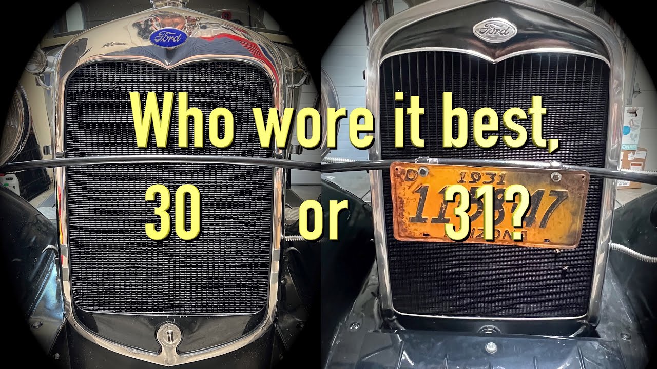 Check out the differences of a 1930 & 31 Model A