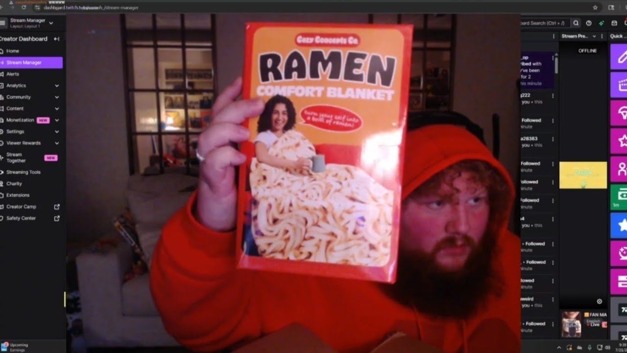 Caseoh DEVOURING SNACKS from his FANMAIL 🍜 🎁