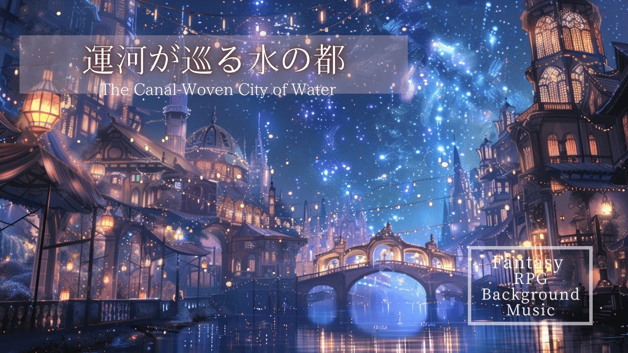 【ケルト音楽/ファンタジーBGM】運河が巡る水の都 – The Canal-Woven City of Water｜RPG・作業用