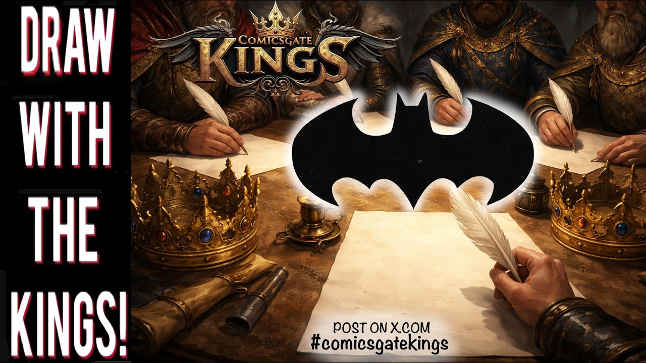 COMICSGATE KINGS!  Let's draw Detective Comics #27 BATMAN!