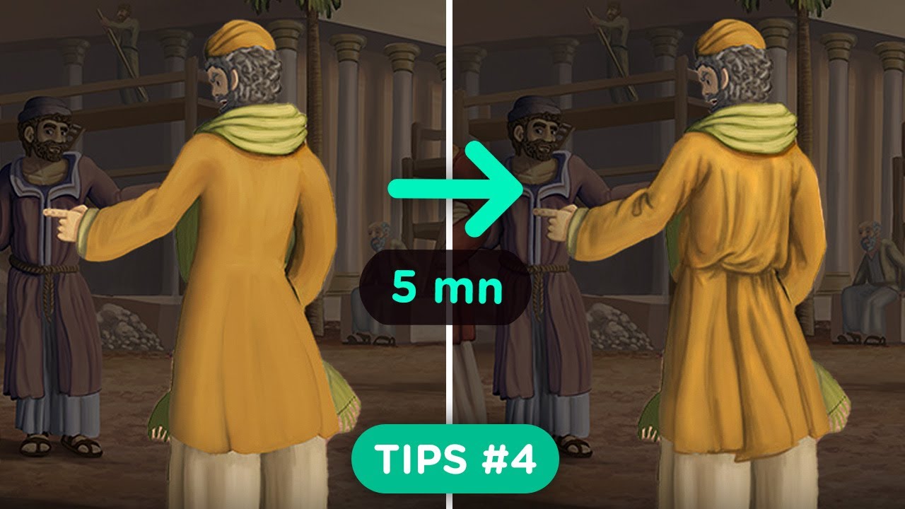 Réussir Vêtements et Drapés à chaque fois (débutant) - TIPS dessin #4