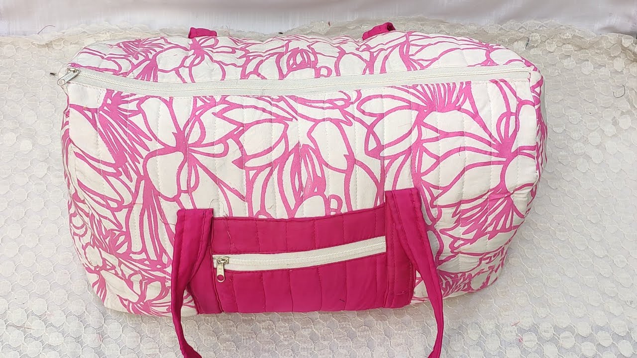 Travell bag cutting and stitching  ll Big bag cutting and stitching ll Bag cutting and stitching