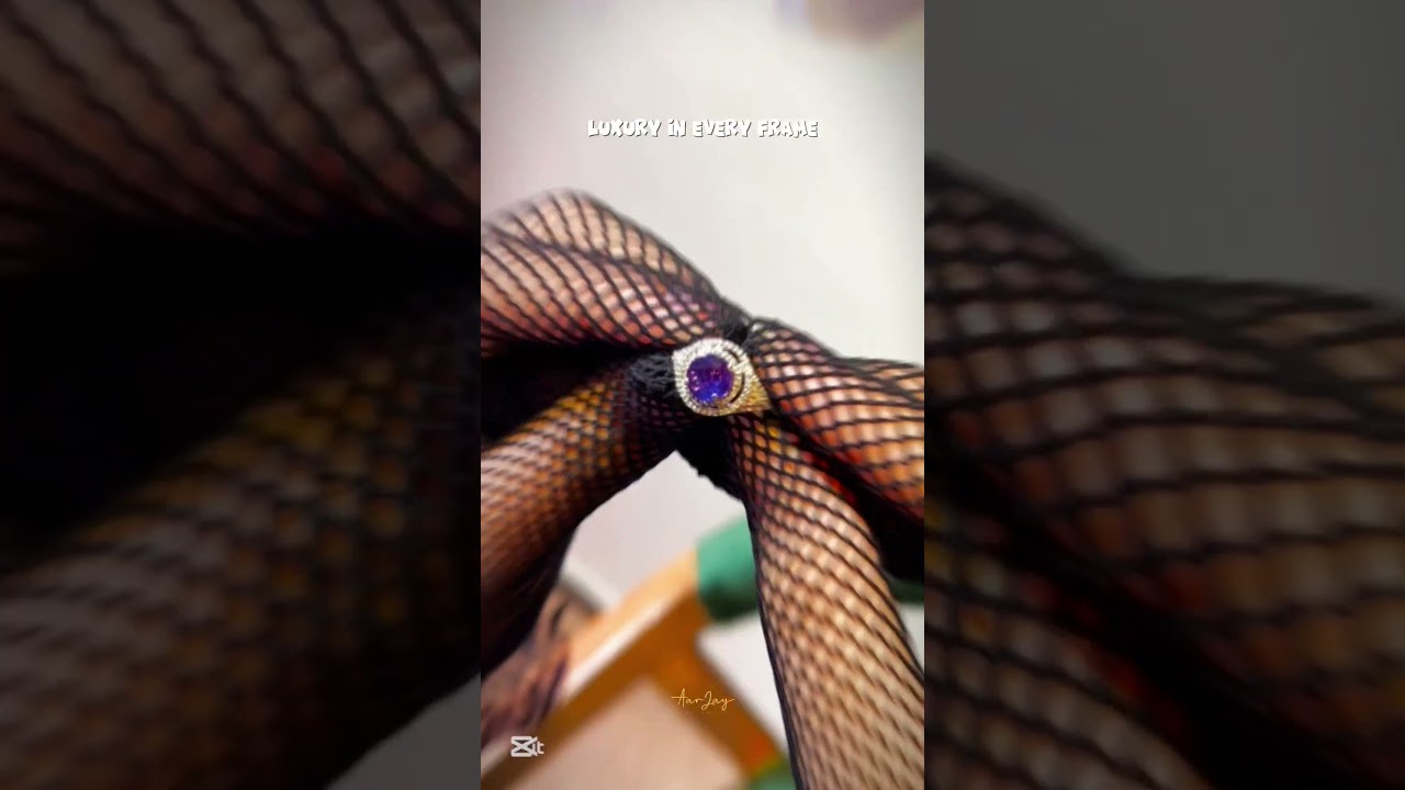 The allure of this Purple Sapphire ring is simply unmatched