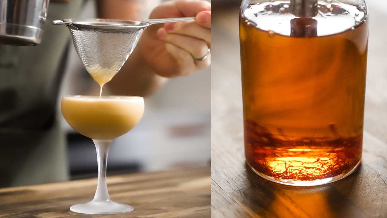 ÅRETS LUSSE-DRINK | Smaksätter Bourbon med saffran och blandar en av årets godaste drinkar.