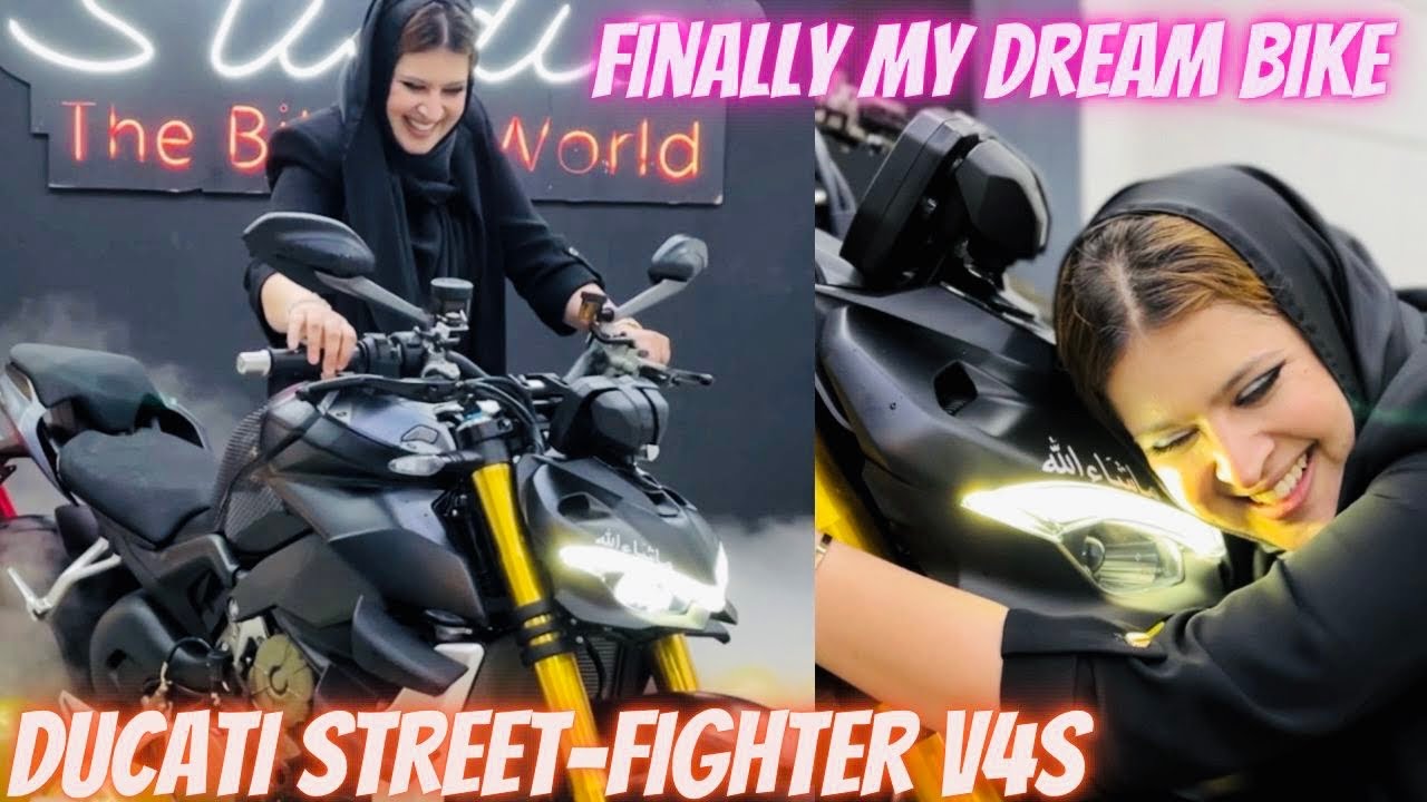 Only Girl to buy limited edition bike !! 3rd addition of 2022 | Ducati Street Fighter V4S
