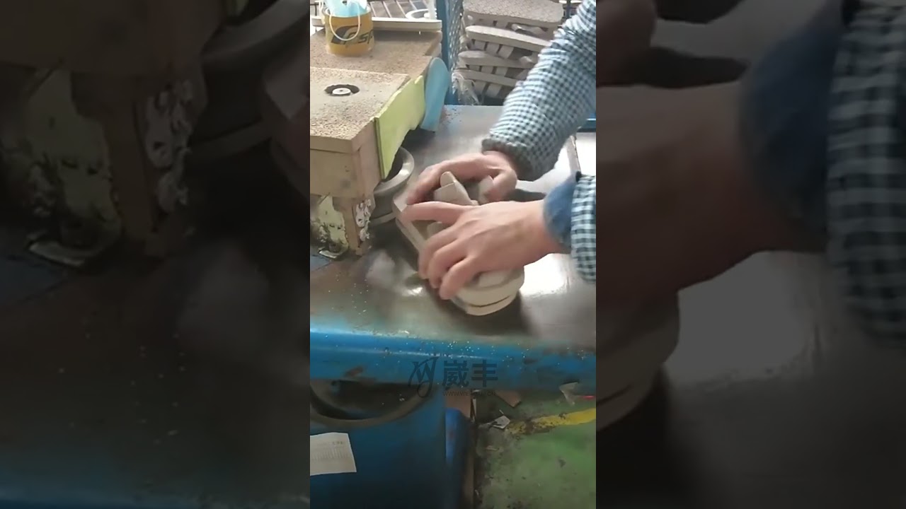Shaping it. #Shoemanufacturing #shoemaking #soleproduction #OEMODM #footwearproduction #WEFOAM