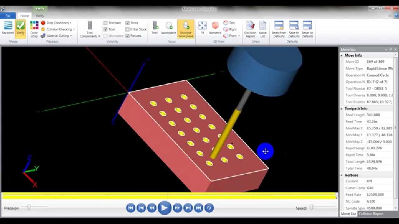 MASTERCAM TIPS: HOW TO DRILL VARIABLE DEPTH HOLES IN 2D MODE