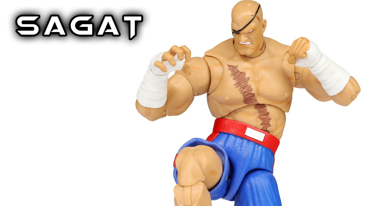 Jada Toys SAGAT Street Fighter II Action Figure Review