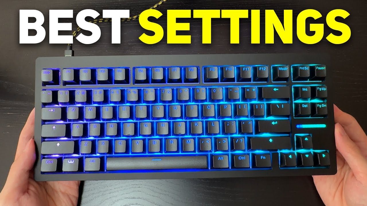 BEST Wooting 80HE Settings