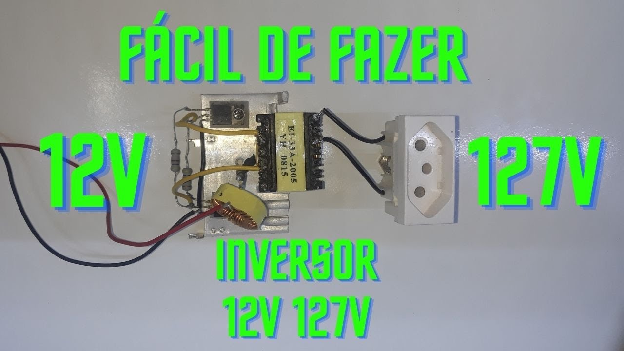 Como Fazer um Inversor 12v para 110v Caseiro com Fonte de PC