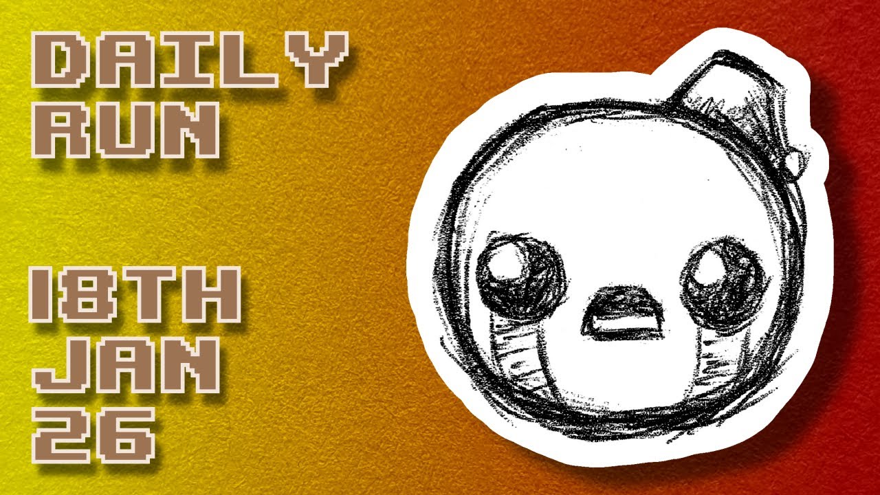 The Binding of Isaac | Daily Run 18th Jan 2026 (Rank: 8️⃣)