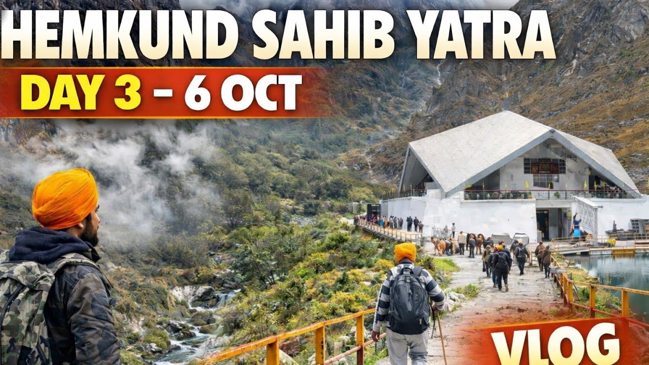 Sabto Mushkil Rasta 😱 | Gobind Dham to Hemkund Sahib | Day 3 #hemkuntsahib #sikh #hemkuntsahiblive