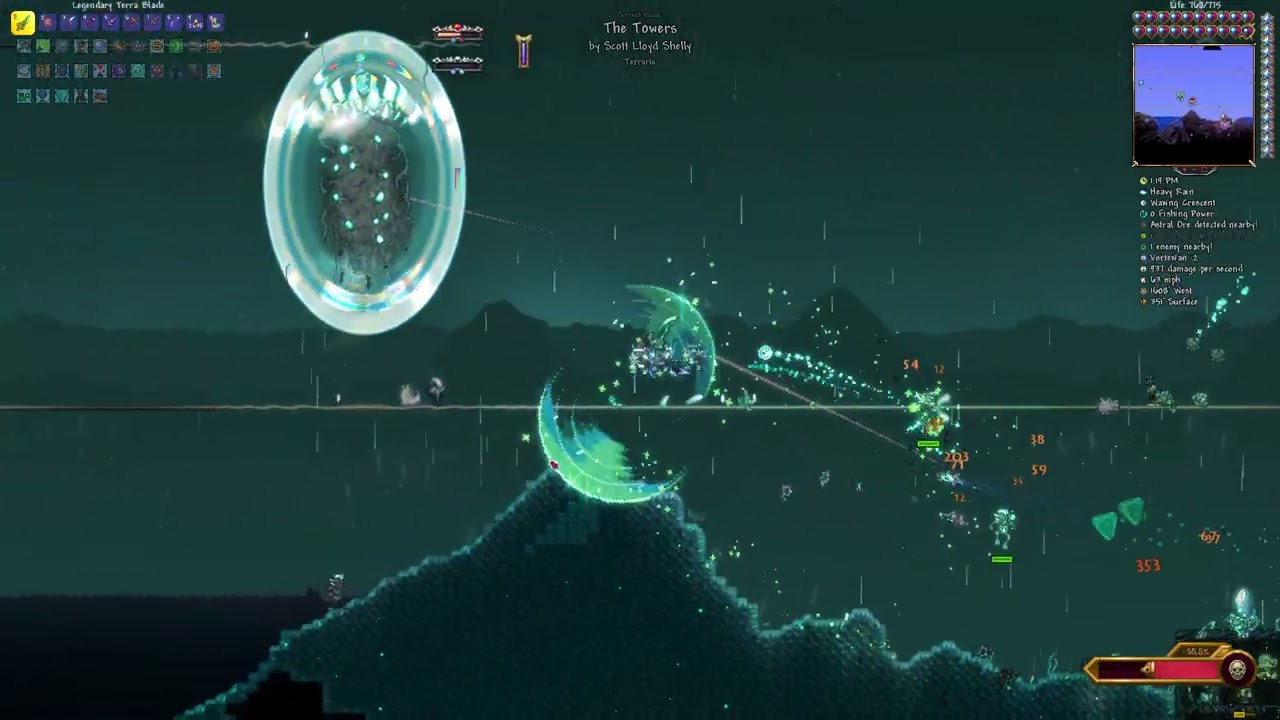 Terraria Calamity Expert Infernum || Celestial Pillars EXCLUDING NEBULA (No Commentary)