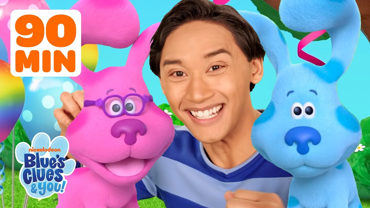 Magenta's Fun Marathon for 90 Minutes! #2 | Songs & Games for Kids | Blue's Clues & You!