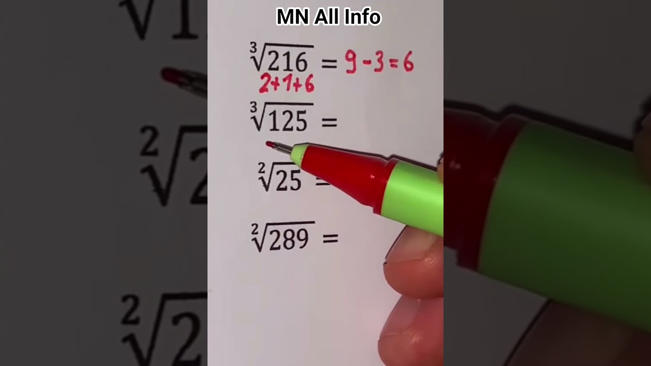 MN All Info Mathematics tricks solutions