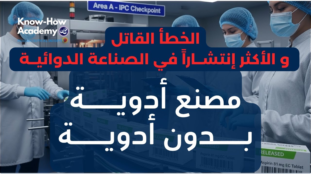 مصنـــع أدوية بدون أدوية !!! أكبر الأخطاء في الصناعة الدوائية
