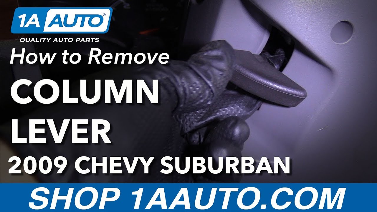 How to Remove Steering Column Adjustment Lever 07-14 Chevy Suburban