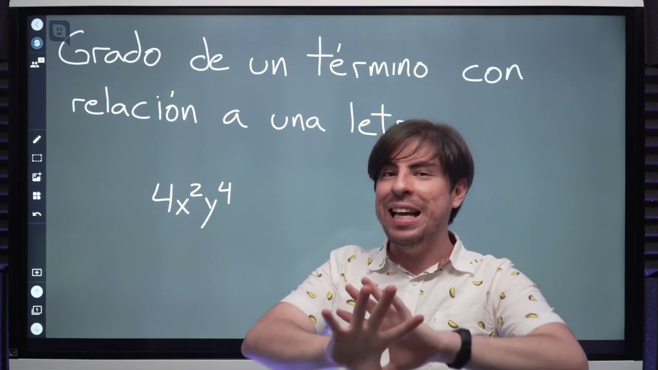#ÁlgebraI | Grado Absoluto y Relativo de un Término (Teoría y Ejemplo)