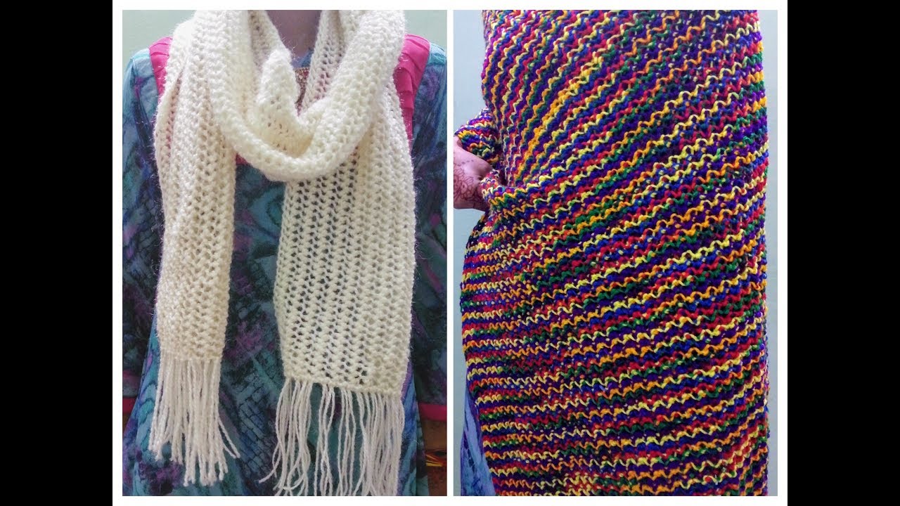 Easy Muffler/ Shawl/ Stall Design For Women