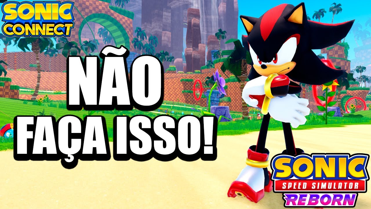 5 ERROS QUE OS JOGADORES DE SONIC SPEED SIMULATOR REBORN COMETEM ! (ROBLOX)
