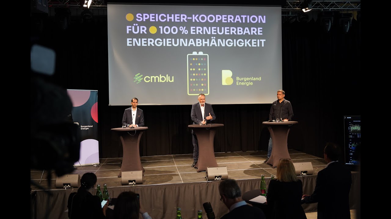 Speicher-Kooperation Burgenland Energie x CMBlu