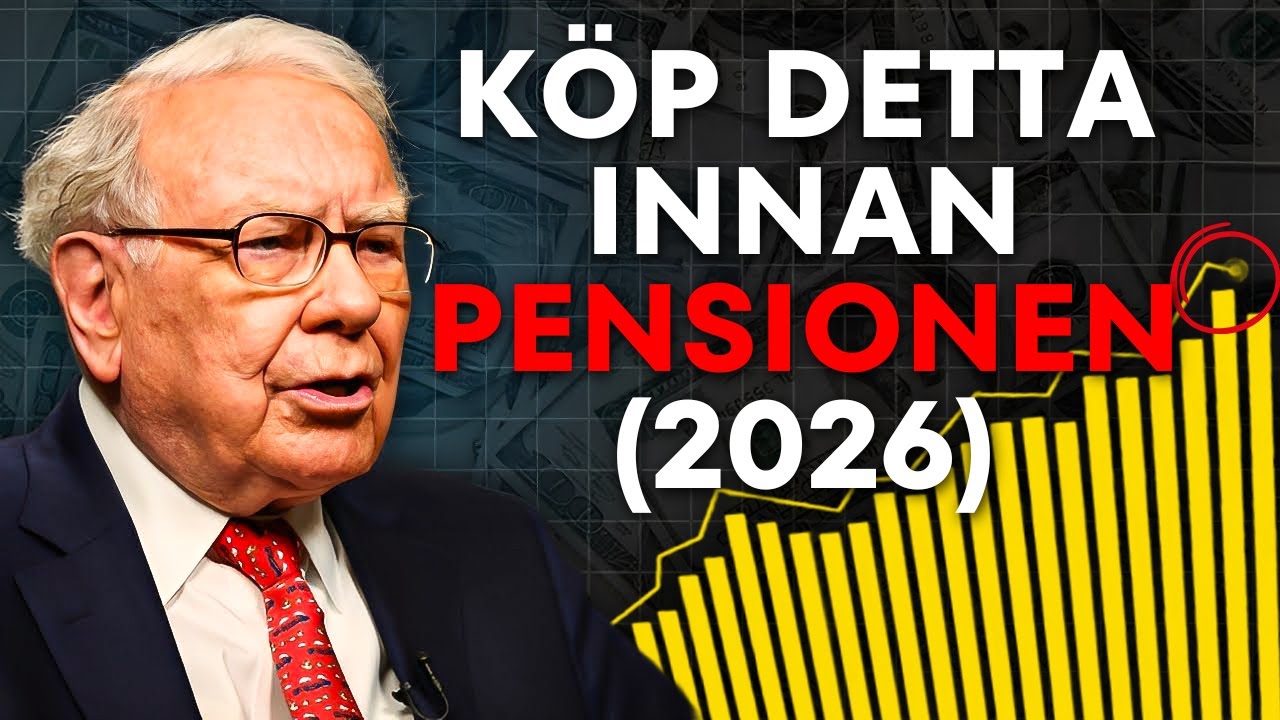 Köp dessa 5 tillgångar innan du går i pension (Strategi 2026)!