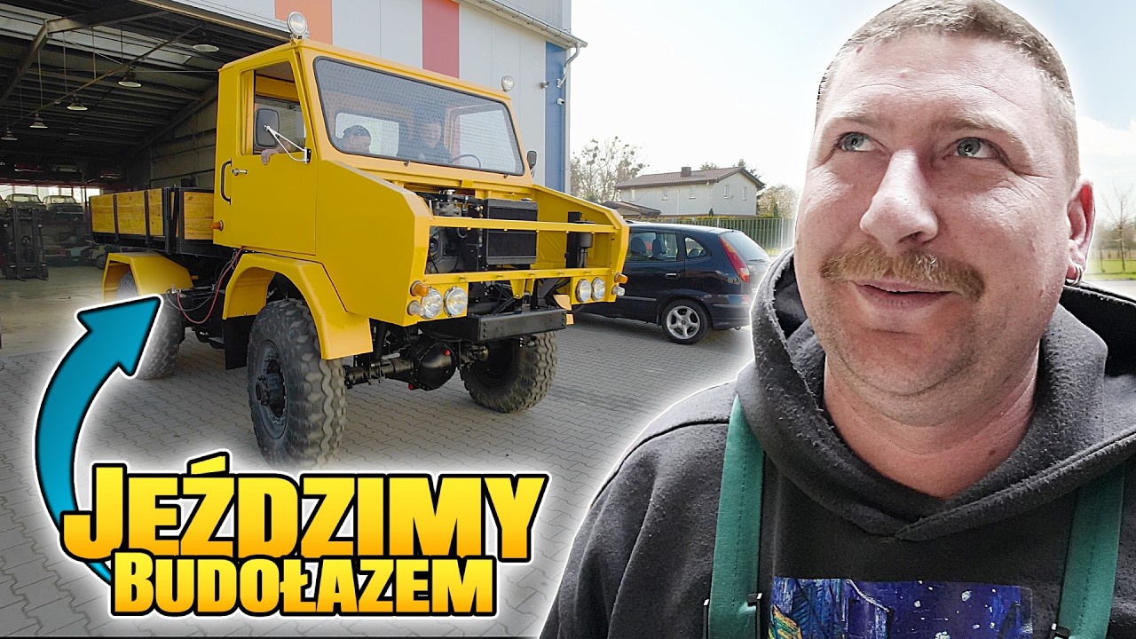 BUDOŁAZ pierwsze odpalenie silnika i jazda