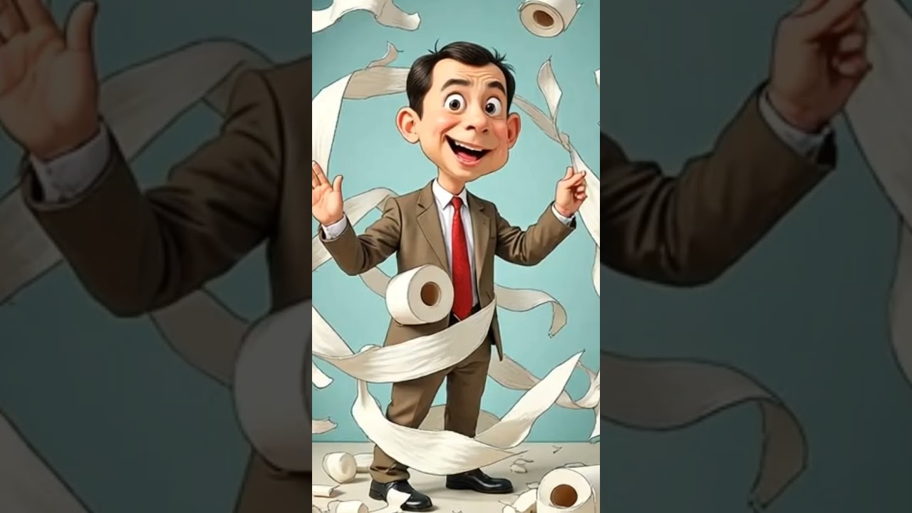 Mr. Bean vs Automatic Toilet 🚽😂 | Funny Animated Short | Slapstick Cartoon Comedy