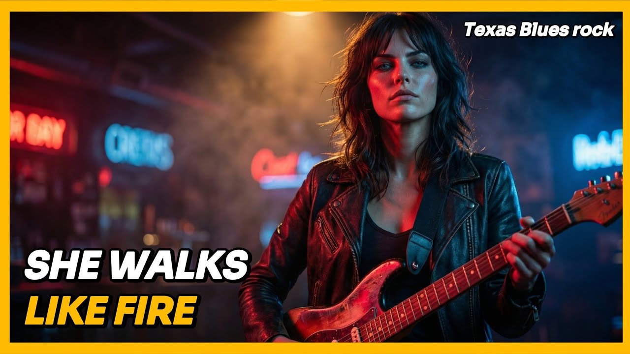 She Walks Like Fire 🔥 | Powerful Texas Blues Rock Riff That Hits Hard