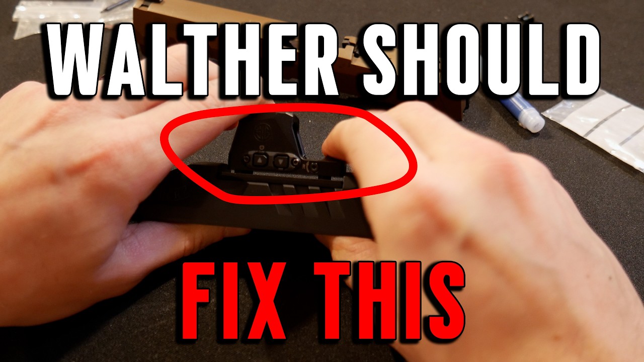 Walther PDP Optics Plate Problem (I&rsquo;m Frustrated)