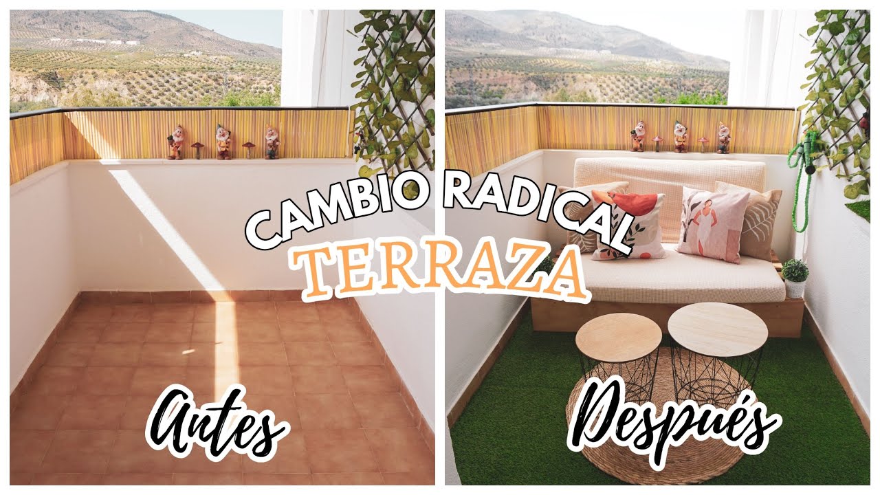 TRANSFORMACIÓN DE NUESTRA TERRAZA o BALCON | CAMBIO RADICAL | VLOG ANTES Y DESPUÉS