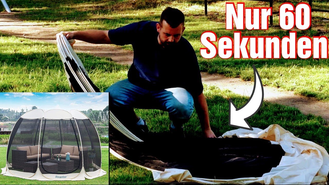 Alvantor Pop Up Zelt (2023) NIE mehr Stechmücken im Urlaub!