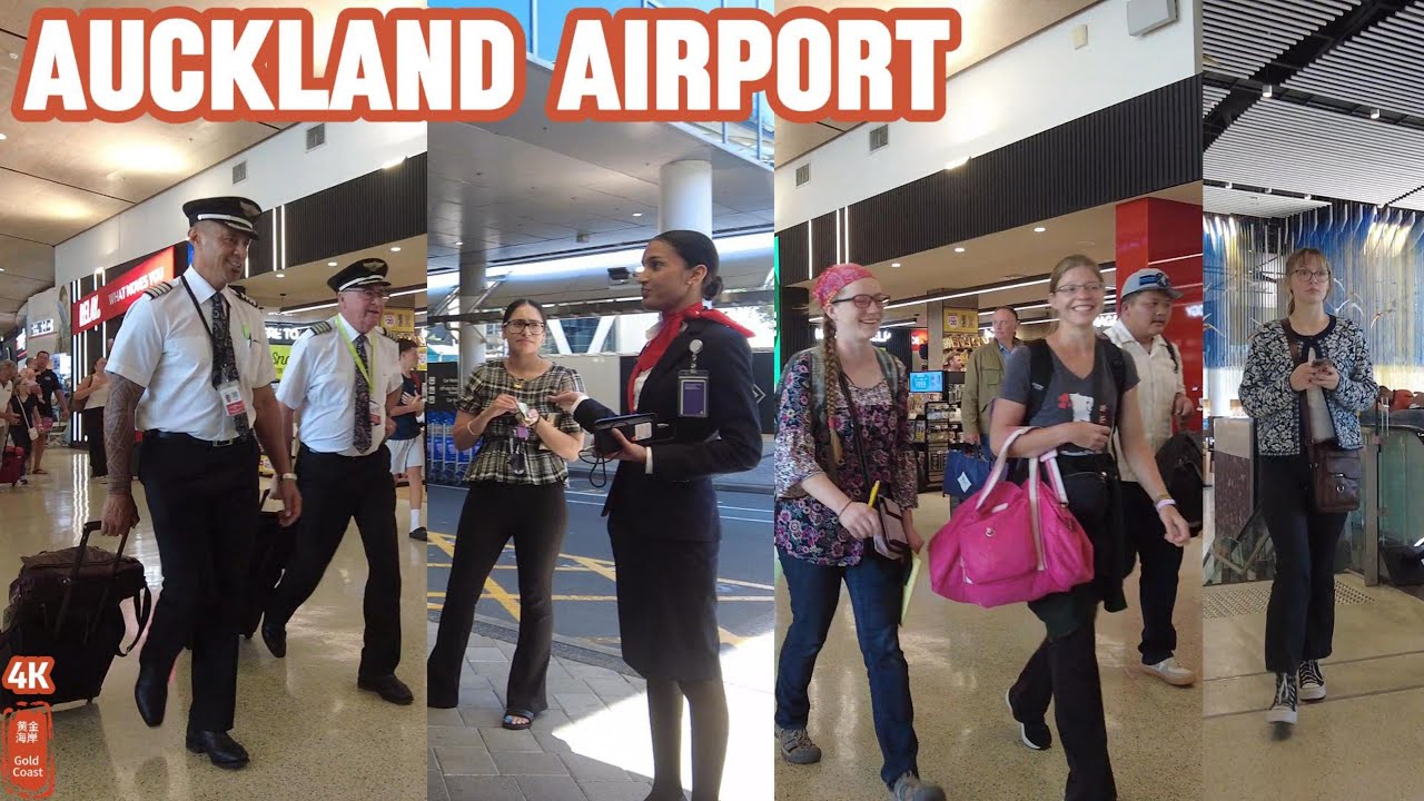 [4k] Explore Auckland Airport Wednesday 15 January 2025 | New Zealand
