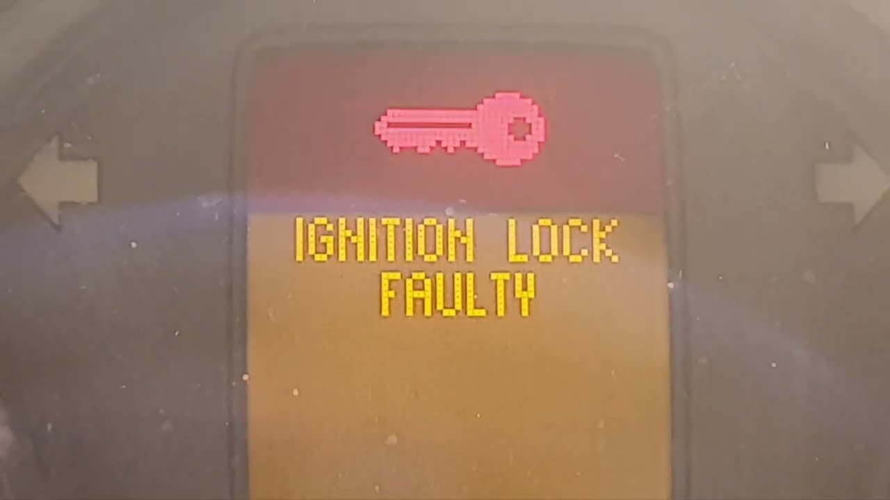 Порше Каен 02-09: ignition lock faulty, warning brake proportioning.