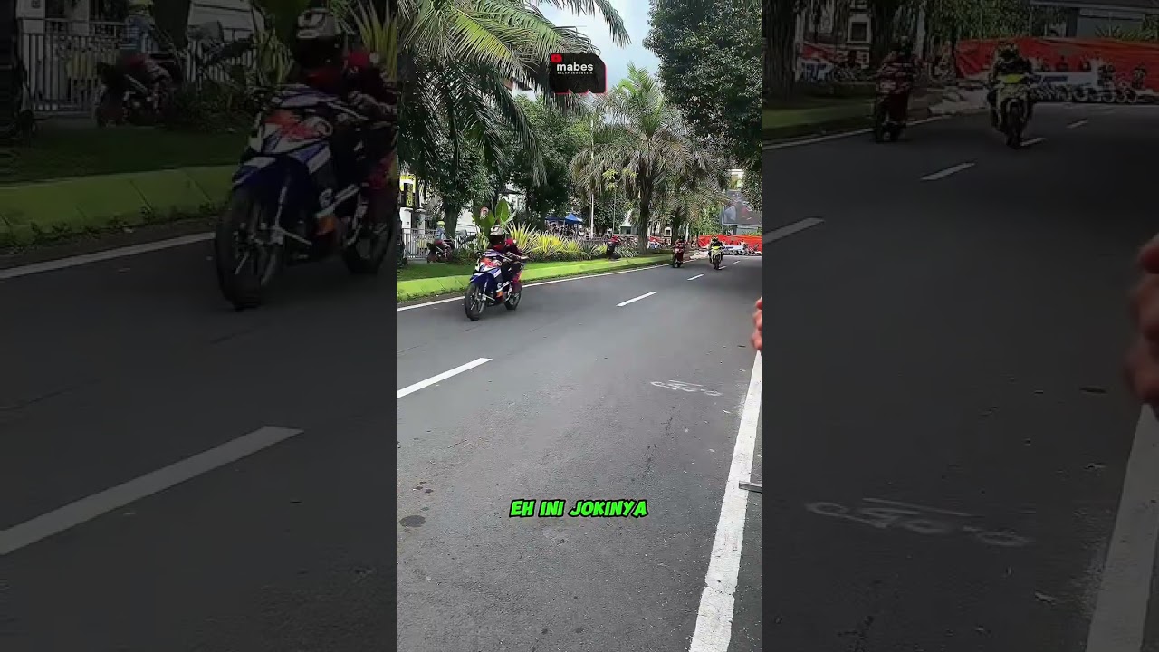 Beliau niat gasih jadi Joki Roadrace⁉️ 