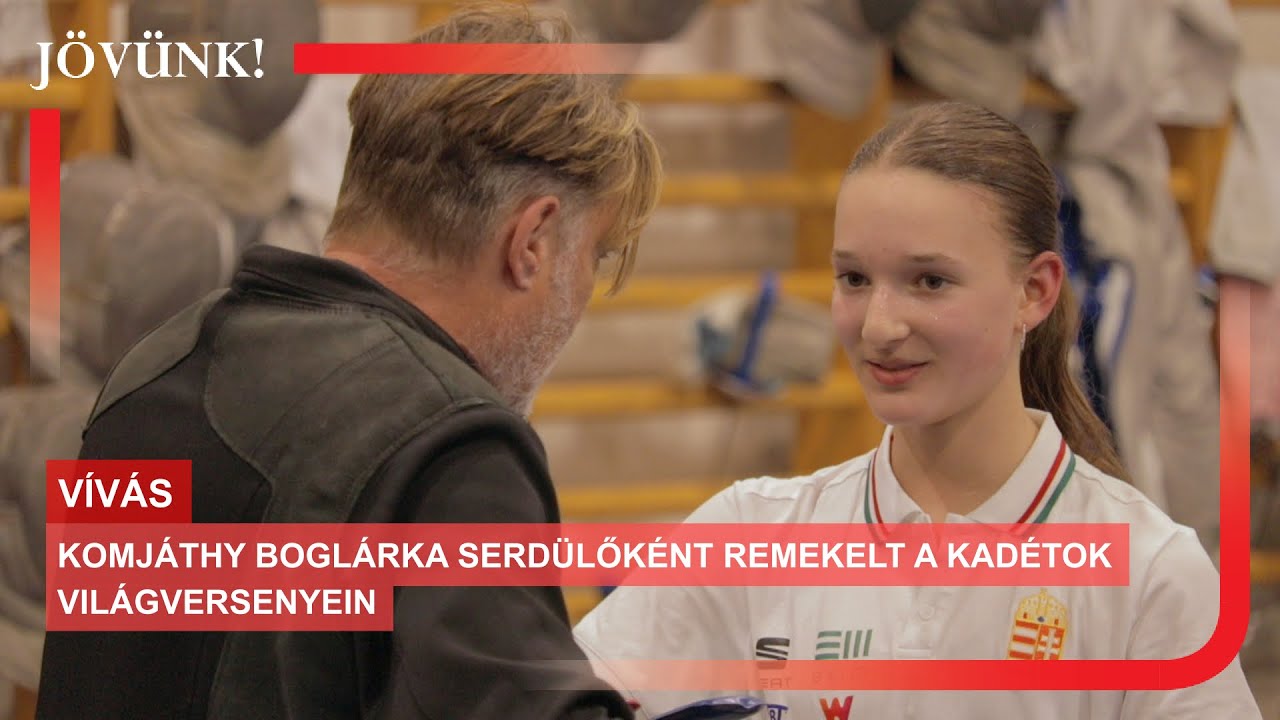 Komjáthy Boglárka serdülőként remekelt a kadétok világversenyein ⚔ VÍVÁS