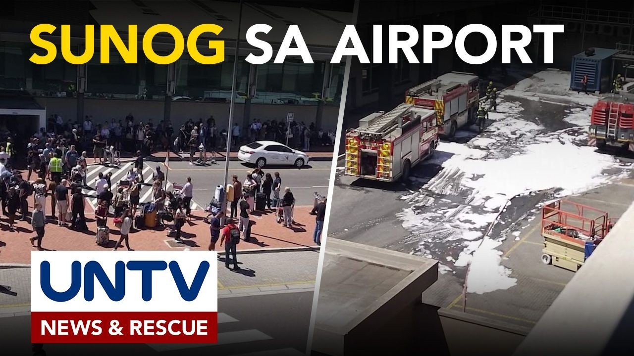 Sunog sa Cape Town Airport, nagdulot ng pagkaantala ng international flights