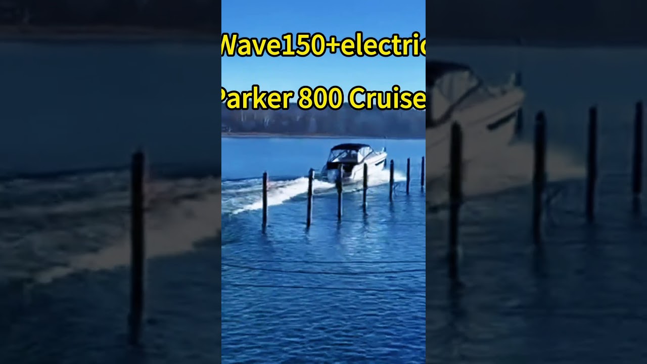 ExoloMar Wave150+ electric Outboard system X Parker 800 Cruiser 