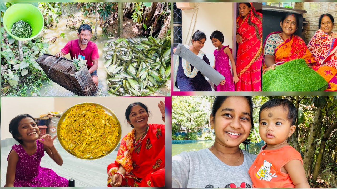 সারা রাত বৃষ্টি হওয়ার ফলে পুকুর থেকে কতো মাছ বেরিয়েছে দেখুন। আবাক করা ব‍্যাপার😱