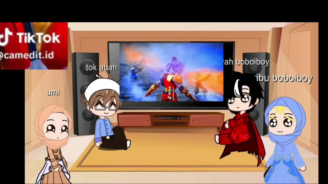 Orang tua boboiboy react to Boboiboy gacha club 