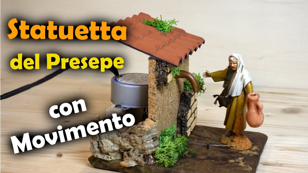 Statuetta del Presepe con Movimento FAI da TE - Statua Presepe con Motore