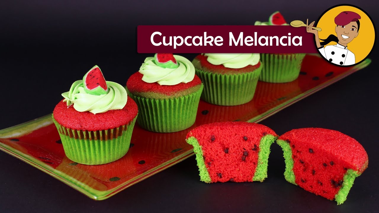Cupcake de Melancia - Chef Silvia Nicolau