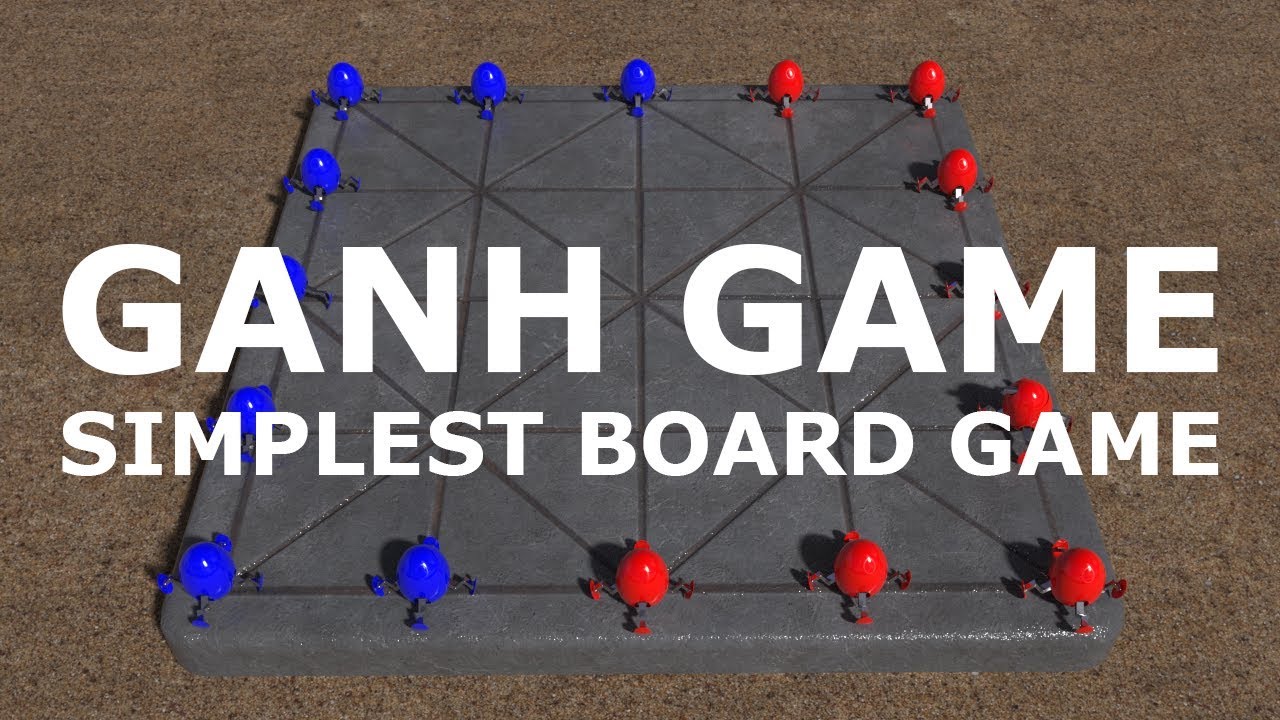 Ganh Game - the SIMPLEST Board Game on Earth
