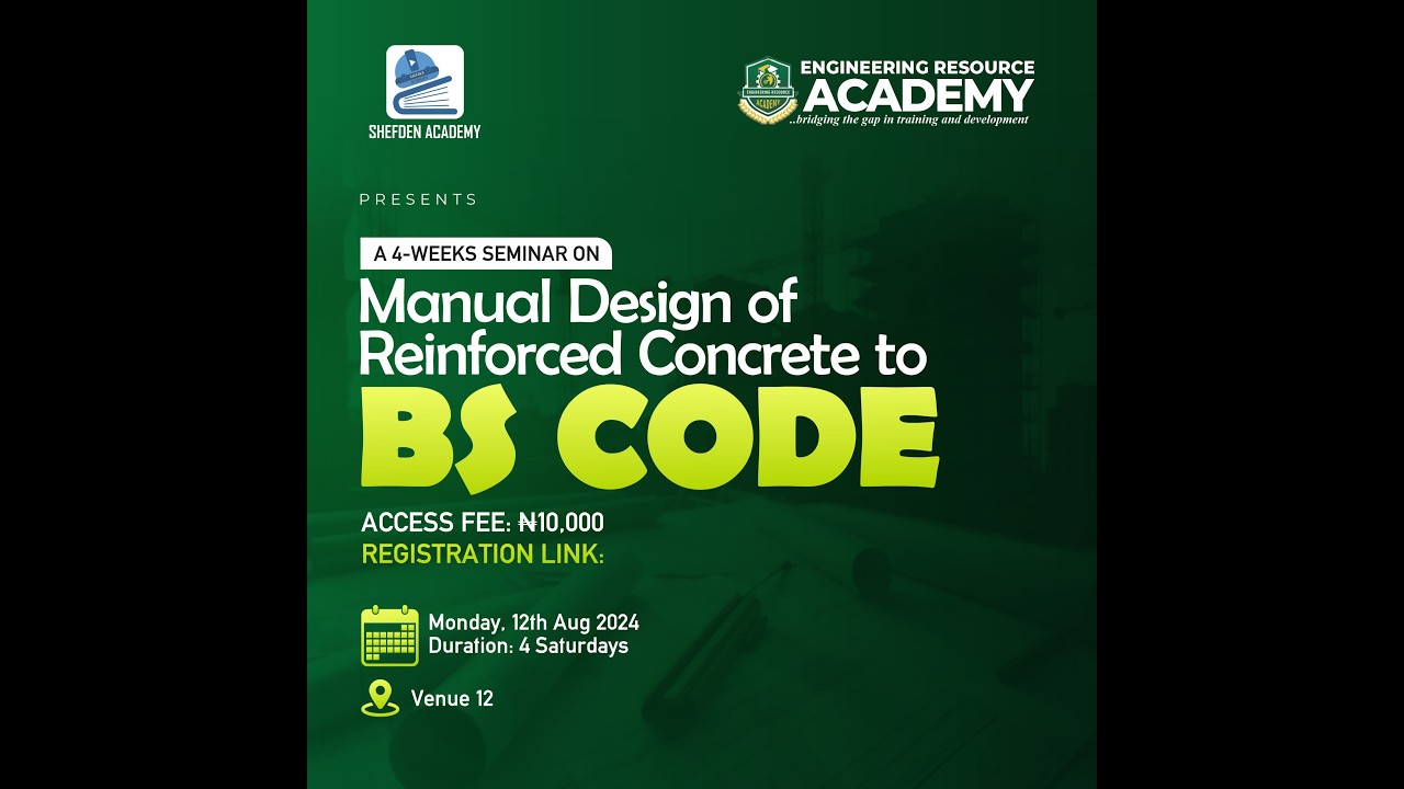 Manual Design to the BS Code - Introduction