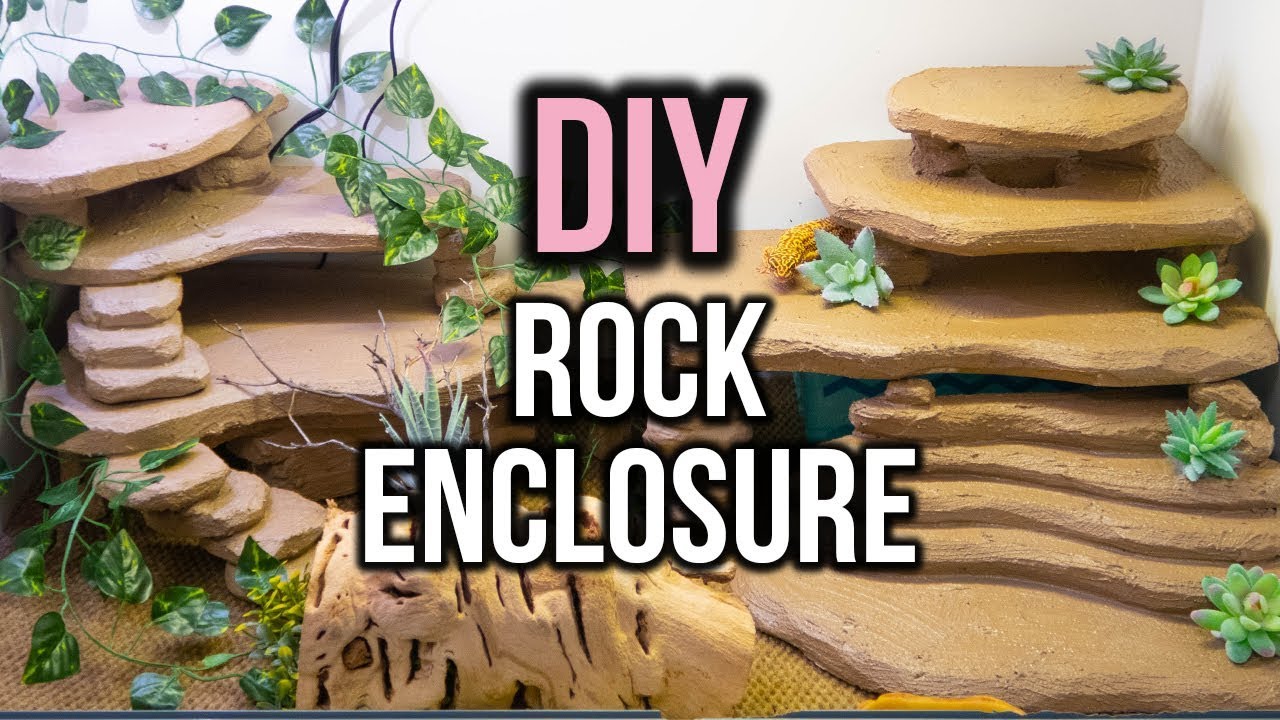 Building a DIY Leopard Gecko Rock Enclosure!