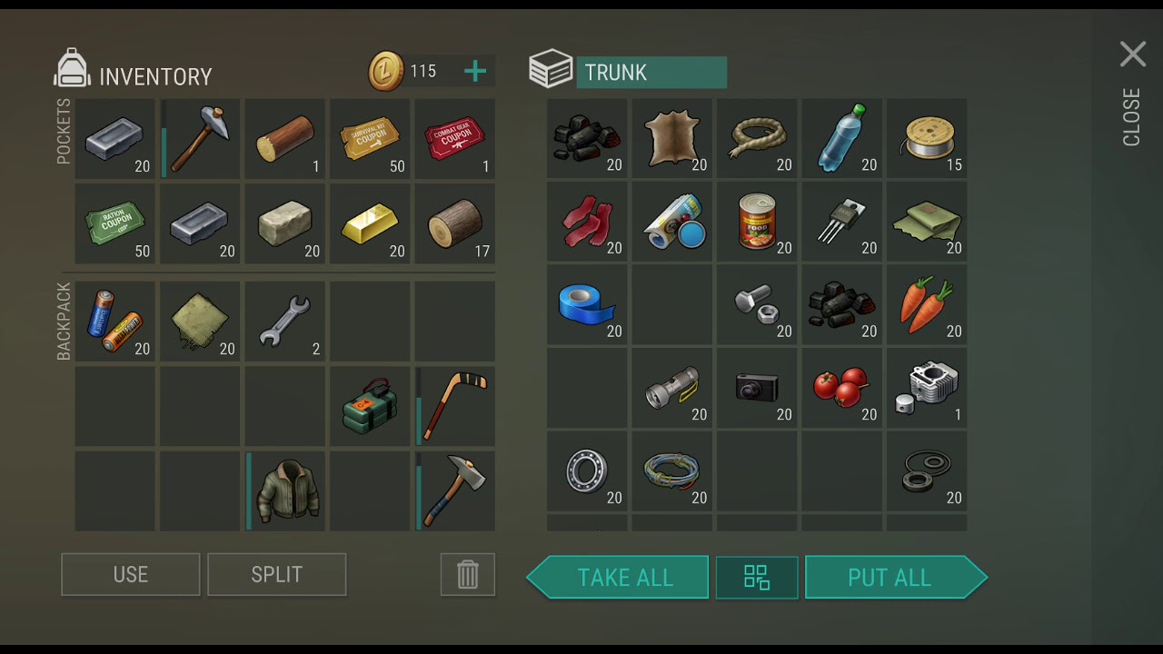 Raiding player 7571's base