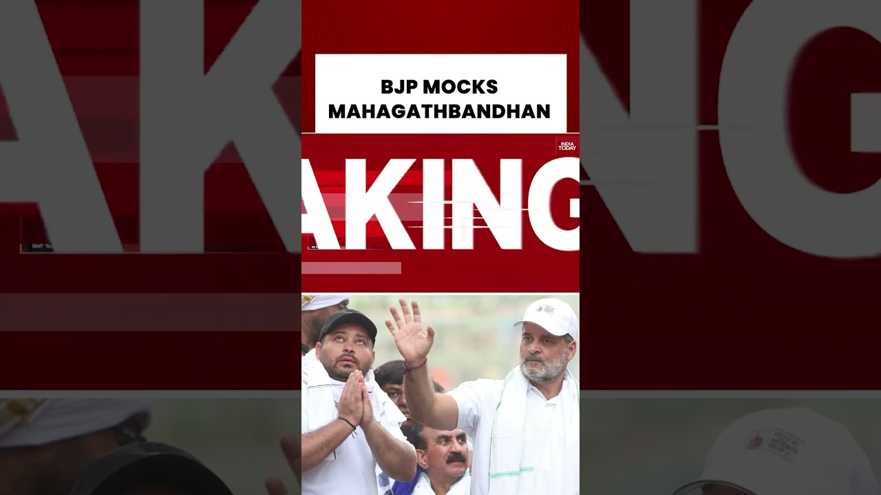 #bjp  Mocks Mahagatbandhan's CM Face Tussle; Asks 'Nitish Kumar vs Who?' | India Today News