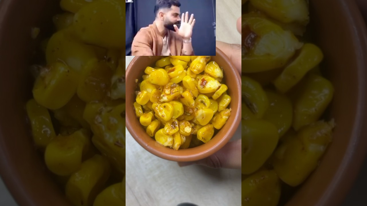 Virat&rsquo;s Favourite Challi Recipe 😋 | #cornmix #sweetcorns #food #tasty #trending #viral #cooking