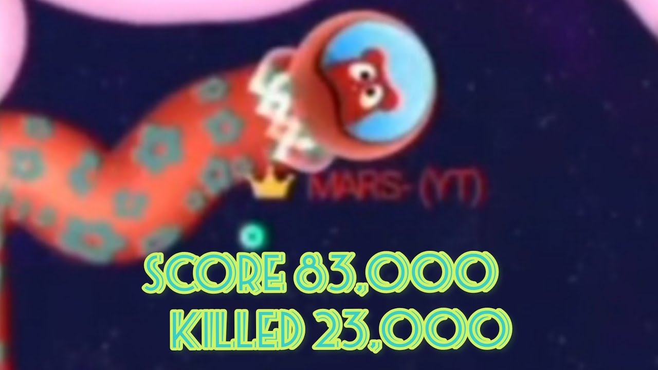 Score 83,000+ and killed 23,000+ LOTS OF FOOD 😝😝😝 #spacetrails #gaming 