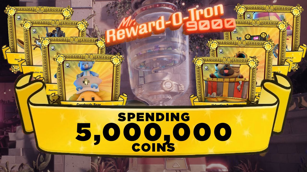 PvZ Battle For Neighborville - Spending 5 MILLION Coins on Rewards - How many Legendary and Rares?